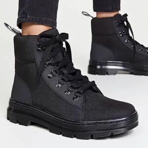 Dr. Doc Martens NWOT Combs W Women's Black Utility Combat Boot Size 6